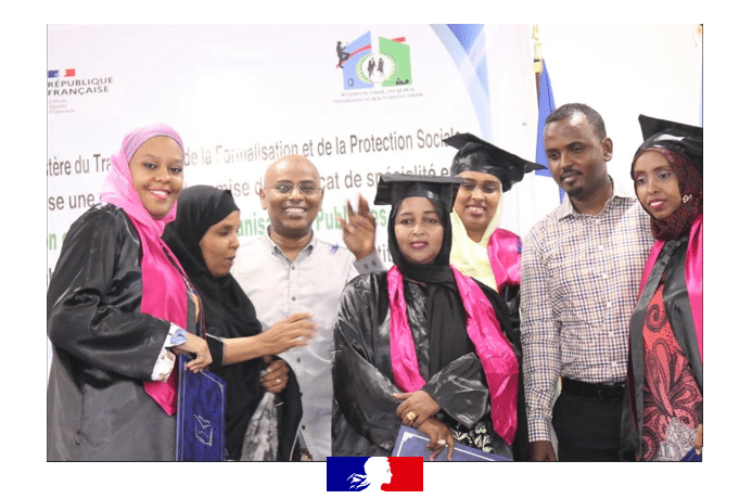 Photo de l'équipe de l'INAP à Djibouti