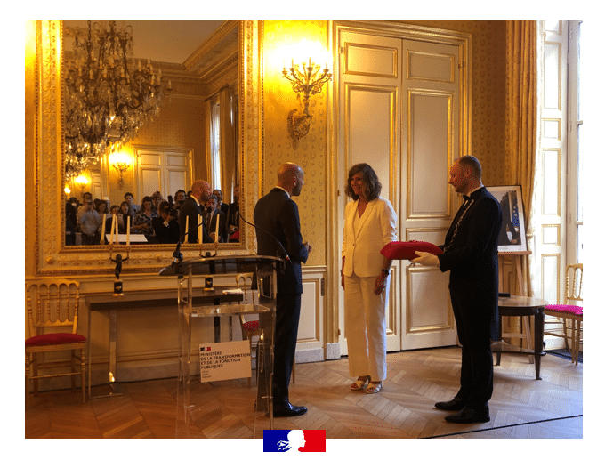 remise de la Légion d'honneur à Madame Cécile PARENT-NUTTE