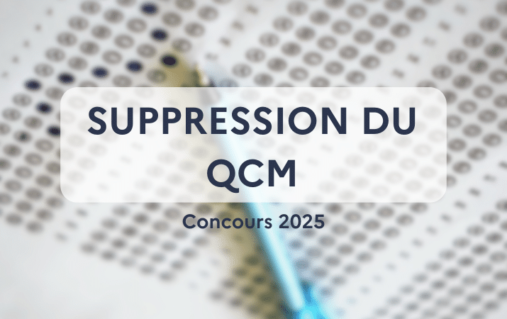 Suppression du QCM - Session 2025